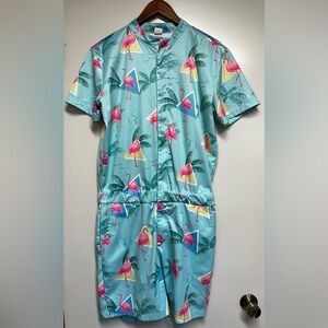 Men’s Hawaiian shirt romper - Medium